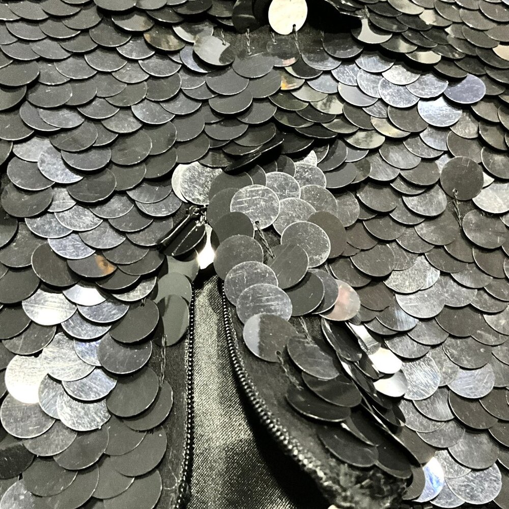 Scala 100% Silk Sequin Camisole Top -Size M - image 3